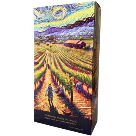 Estuche R�stico Van Gogh. Reverso.